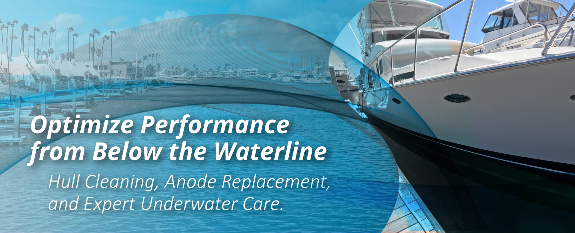 optimize performance from below the waterline: hull cleaning, anode replacement, and expert underwater care